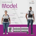 CORRETOR POSTURAL ORTOPÉDICO MODEL UNISSEX HIDROLIGHT (G(MODELO-LARGO))