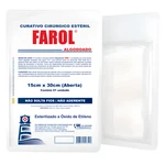 CURATIVO CIRÚRGICO ESTÉRIL ALTA ABSORÇÃO ALGODOADO FAROL (15X30CM)