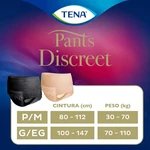 ROUPA ÍNTIMA FEMININA PANTS DISCREET NUDE MODERADA 16UN TENA (P/M)