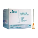 AGULHA HIPODÉRMICA DESCARTÁVEL ESTÉRIL 100 UNIDADES TKL (25G-1 AGULHA HIPODÉRMICA DESCARTÁVEL ESTÉRIL 100 UNIDADES TKL (25G-1