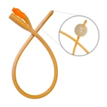 SONDA VESICAL DE DEMORA FOLEY 2 VIAS EM LÁTEX COM BALÃO TKL (16FR(30-50ML))