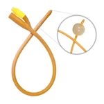 SONDA VESICAL DE DEMORA FOLEY 2 VIAS EM LÁTEX COM BALÃO TKL (20FR(30-50ML))