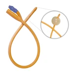 SONDA VESICAL DE DEMORA FOLEY 2 VIAS EM LÁTEX COM BALÃO TKL (22FR(30-50ML))