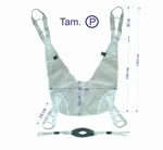 CESTO PARA GUINCHO COM ENCOSTO DE CABEÇA 130KG FREEDOM (P)