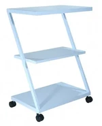 MESA AUXILIAR TIPO Z 3 GABINETES C/ BANDEJAS DE PLÁSTICO