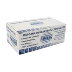 MÁSCARA BRANCA C/ ELASTICO TRIPLA C/50 UN C/ANVISA RMDESC