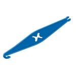 POSICIONADOR DE ELASTICO ODONTOLÓG AZUL 20UN 7501015 MORELLI