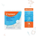 
                                        ALGODÃO BOLA BRANCA MULTIÚSO PARA PELE SENSÍVEL 50G CREMER