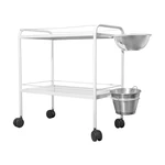 CARRO CURATIVO C/BALDE E BACIA PINT. EPOXI SL0240 MOVEISMED