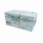 FIO SUTURA NYLON PRETO CUTICULAR TAM 0 45CM C/24UN SHALON (0-45CM-AG3/8CIR.TRG3,0) FIO SUTURA NYLON PRETO CUTICULAR TAM 0 45CM C/24UN SHALON (0-45CM-AG3/8CIR.TRG3,0)