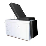 MESA GINECOLÓGICA GABINETE E BANDEJA BRANCO MOVEISMED