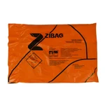 SACO LIXO HOSPITALAR LARANJA TÓXICO 100UN ZIBAG AZEPLAST (30L(9KG))