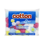 ALGODÃO EM BOLA COLORIDA DIA A DIA 50GR COTTON LINE