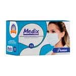 MÁSCARA CIRÚRGICA TRIPLA COM ELÁSTICO DESCARTÁVEL 50UN MEDIX