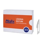 LÂMINA BISTURI AÇO INOX DESCARTÁVEL 100UN MEDIX (23) LÂMINA BISTURI AÇO INOX DESCARTÁVEL 100UN MEDIX (23)