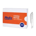 LÂMINA BISTURI AÇO CARBONO DESCARTÁVEL 100UN MEDIX (22) LÂMINA BISTURI AÇO CARBONO DESCARTÁVEL 100UN MEDIX (22)