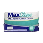 BABADOR ODONTOLÓGICO DESCARTÁVEL BRANCO 100UN MAXCLEAN