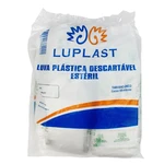 LUVA DE TOQUE PLÁSTICA TRANSPARENTE ESTÉRIL C/100UN LUPLAST