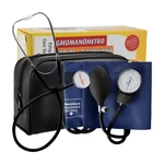 APARELHO DE PRESSÃO ESFIGMO C/ESTETO FECHO VELCRO PREMIUM