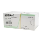 FIO SUTURA NYLON MONOFILAMENTO PRETO CUTICULAR 24UN SERTIX (45CM-4/0-AG-15MM-1/2) FIO SUTURA NYLON MONOFILAMENTO PRETO CUTICULAR 24UN SERTIX (45CM-4/0-AG-15MM-1/2)