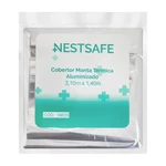 COBERTOR MANTA TÉRMICA ALUMINIZADO 2,10MX1,40M 30 MICRAS NESTSAFE COBERTOR MANTA TÉRMICA ALUMINIZADO 2,10MX1,40M 30 MICRAS NESTSAFE