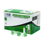 AGULHA PARA CANETA DE INSULINA ESTÉRIL 0,23X4MM 100UN INSU-FINE SR