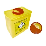 Coletor resíduos perfurocortante polietileno amarelo DESCARPACK