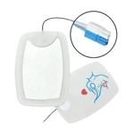 ELETRODO PÁS DE CHOQUE ADESIVAS CONEC AZUL/BRANCO CMOS DRAKE