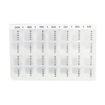 PORTA COMPRIMIDOS PILL BOX 28 COMPARTIMENTOS G-LIFE