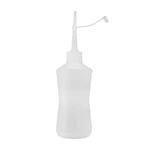 Almotolia plástica transparente bico reto em frasco de 250mL TAYLOR.