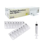 Seringa hipodérmica sem agulha luer slip DESCARPACK