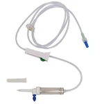 EQUIPO MACROGOTAS PINÇA ROLETE C/INJETOR LATERAL C/RESPIRO