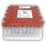 TUBO COLETA SANGUE VÁCUO C/100 UN LABOR IMPORT (10ML-SILICONIZADO-VERME)