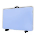 MACA PORTÁTIL DIVÃ MALA DOBRAVEL COM ORIFICIO 150KG EMALUM (AZUL-CLARO)