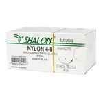 FIO SUTURA NYLON PRETO CUTICULAR TAM 4-0 45CM C/24UN SHALON (4-0-45CM-AG3/8CIR.TRG2,5) FIO SUTURA NYLON PRETO CUTICULAR TAM 4-0 45CM C/24UN SHALON (4-0-45CM-AG3/8CIR.TRG2,5)