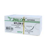FIO SUTURA NYLON PRETO CUTICULAR TAM 0 45CM C/24UN SHALON (0-45CM-AG1/2CIR.TRG4.0) FIO SUTURA NYLON PRETO CUTICULAR TAM 0 45CM C/24UN SHALON (0-45CM-AG1/2CIR.TRG4.0)