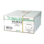 FIO SUTURA NYLON PRETO CUTICULAR TAM 3X45CM C/24UN SHALON (2-0-3X45CM-AG3/8CIR.TRG3.0) FIO SUTURA NYLON PRETO CUTICULAR TAM 3X45CM C/24UN SHALON (2-0-3X45CM-AG3/8CIR.TRG3.0)
