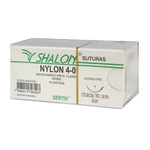 FIO SUTURA NYLON PRETO CIRURGIA PLÁSTICA C/24UN SHALON