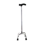 BENGALA ORTOPÉDICA COM REGULAGEM CROMADA 4 PONTAS ALO