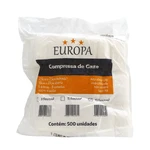 COMPRESSA DE GAZE 13 FIOS 7,5X7,5CM C/500UN EUROPA