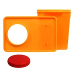 COLETOR RESÍDUOS TÓXICOS RÍGIDO 7L LARANJA DESCARPACK