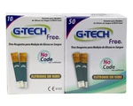 TIRAS REAGENTES PARA MEDIÇÃO GLICOSE 60UN G-TECH