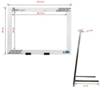 NEGATOSCÓPIO ULTRA SLIM TELERRADIOGRÁFICO BRANCO BIOTRON