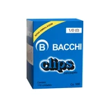 CAIXA DE CLIPS GALVANIZADO AÇO COM 500G BACCHI (1/0-770UNIDADES)