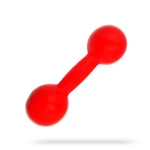 HALTER EMBORRACHADO PARA TREINAMENTO FUNCIONAL BALLKE (3KG(VERMELHO))