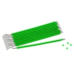 ELÁSTICO ORTODÔNTICO LIGADURA BENGALINHA ORTHOMETRIC C/1000 (VERDE-CRISTAL)