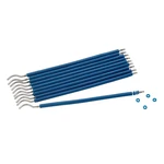 ELÁSTICO ORTODÔNTICO LIGADURA BENGALINHA ORTHOMETRIC C/1000 (AZUL-MARINHO)