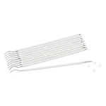ELÁSTICO ORTODÔNTICO LIGADURA BENGALINHA ORTHOMETRIC C/1000 (BRANCO)