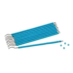 ELÁSTICO ORTODÔNTICO LIGADURA BENGALINHA ORTHOMETRIC C/1000 (AZUL-BEBE)