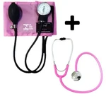 APARELHO DE PRESSÃO BRIM VELCRO BIC (ROSA-COM-ESTETO)
